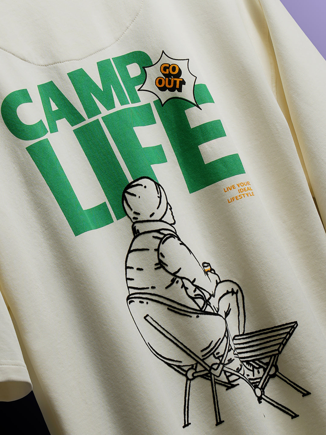 Camp Life Oversized T-Shirt