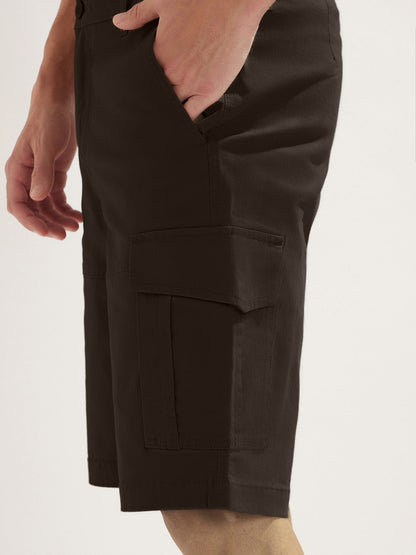 Solid Cargo Shorts
