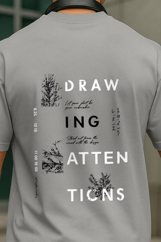Drawing Attention Oversized T-Shirt