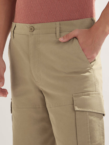 Solid Cargo Shorts