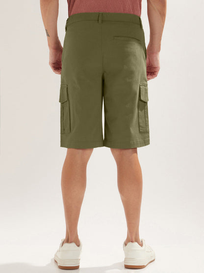 Solid Cargo Shorts