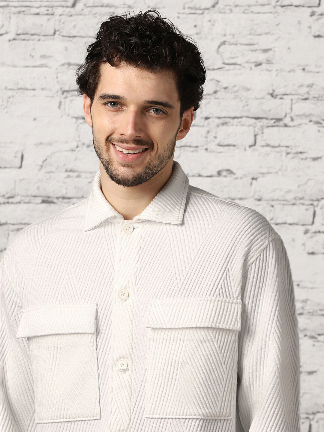 Oversized Textured Shackets