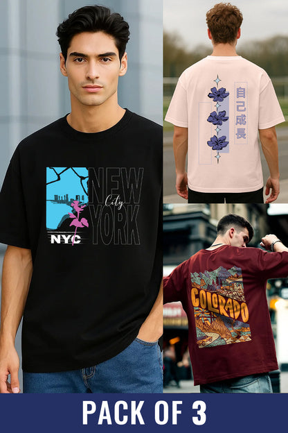 Oversized Tees - 3-Pack