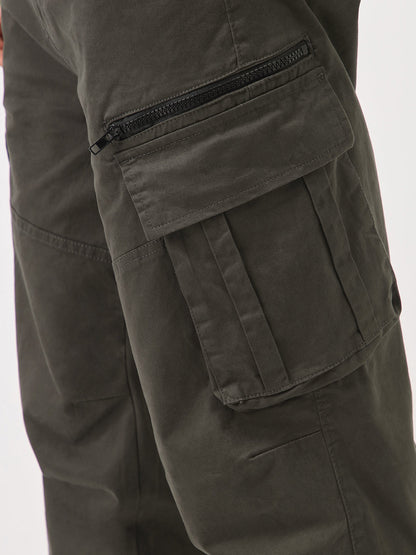 Zipper Utility Cargo Pants