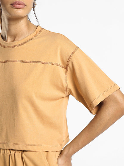 Bianca Cropped Oversized T-Shirt