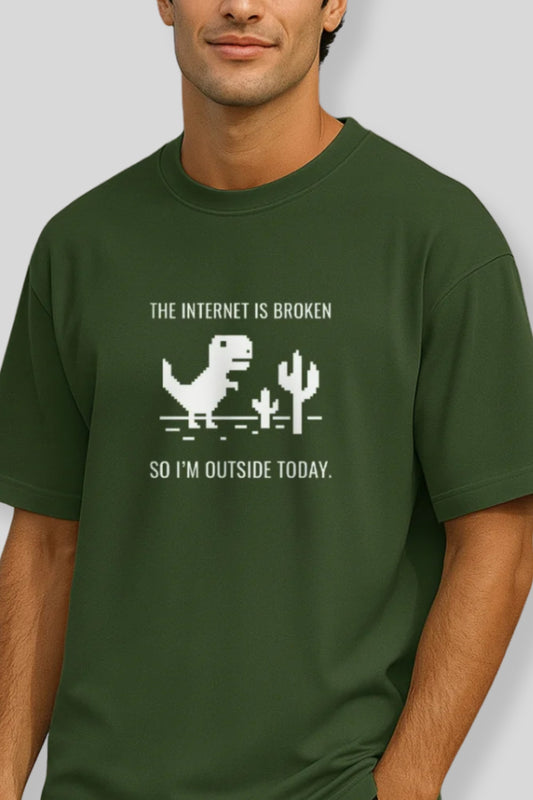 Internet is Broken Oversized T-Shirt