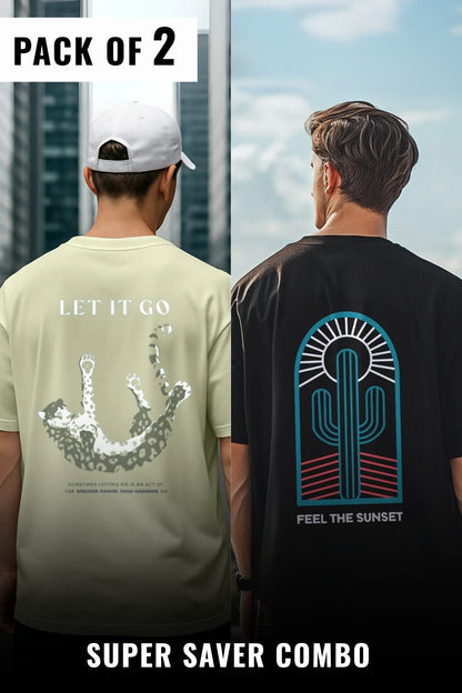 Pack of 2 Oversized Tees