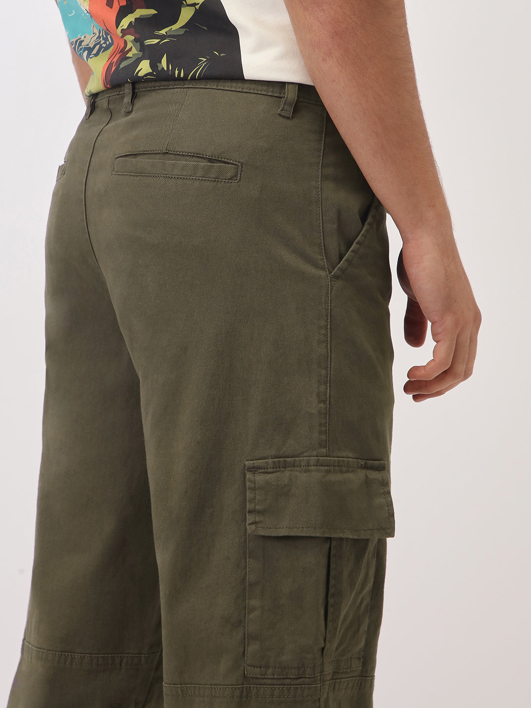 Cut & Sew Cargo Pants