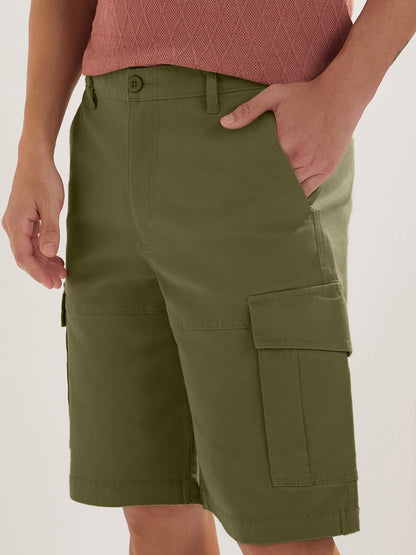Solid Cargo Shorts