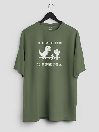 Broken Internet Oversized T-Shirt