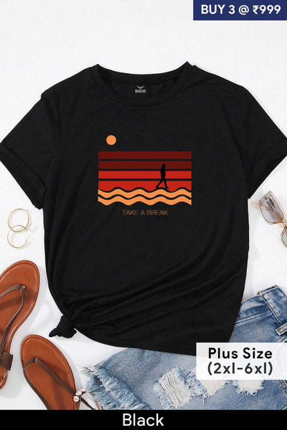 Take A Break Women Plus size T-Shirt