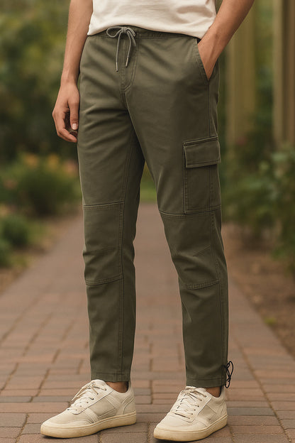 Cut & Sew Cargo Pants