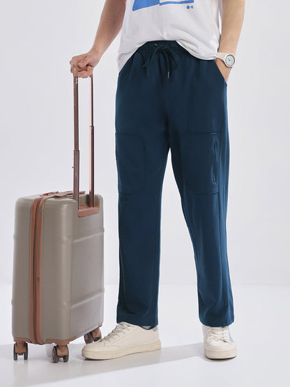 Zipper Straight Fit Joggers