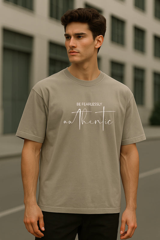 Be Fearlessly Authentic Oversized T-Shirt