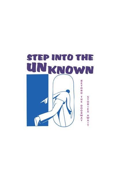 Step into the unknown Oversized T-Shirt