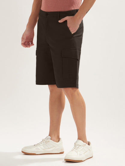 Solid Cargo Shorts