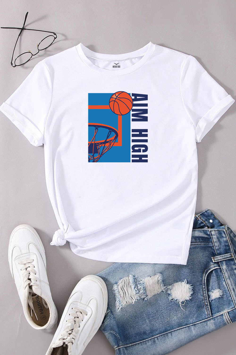 Boyfriend Aim High Classic Fit T-Shirt