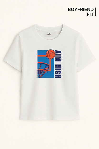 Boyfriend Aim High Classic Fit T-Shirt