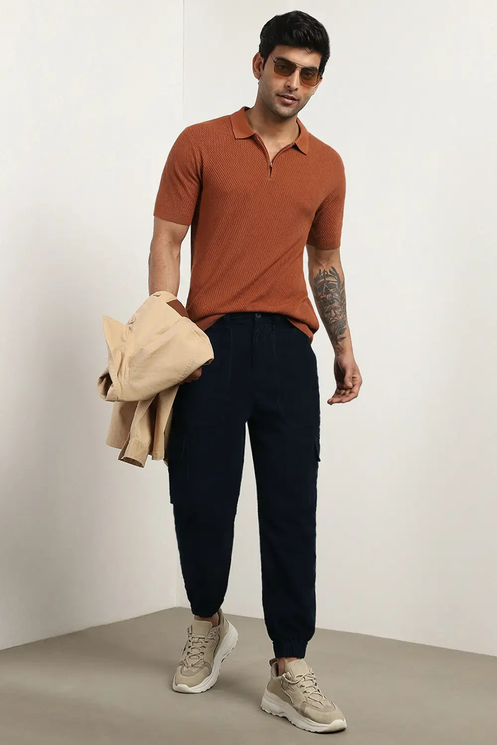 Corduroy Woven Cargo Pants