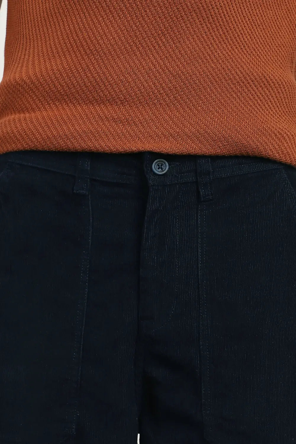 Corduroy Woven Cargo Pants