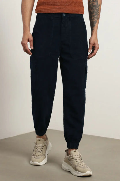 Corduroy Woven Cargo Pants