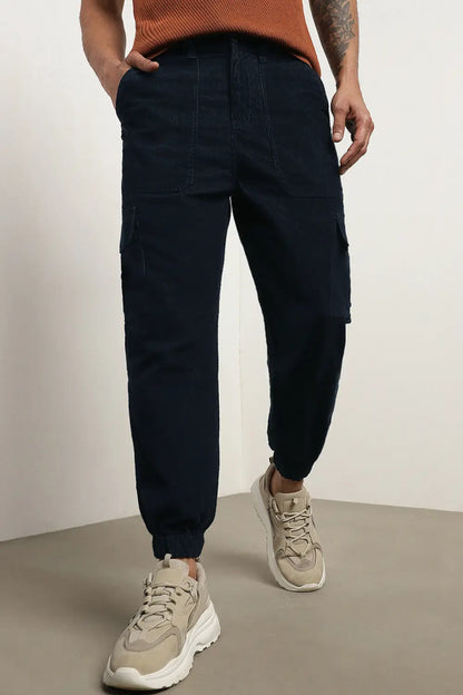 Corduroy Woven Cargo Pants