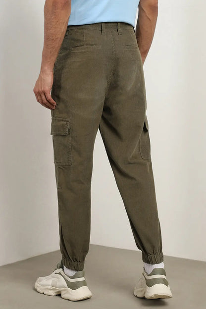 Corduroy Woven Cargo Pants
