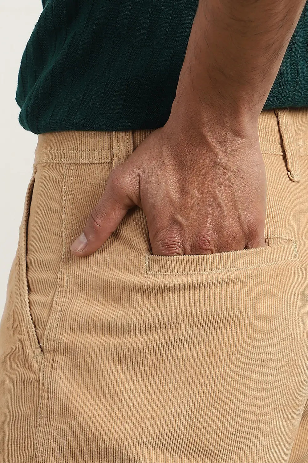 Corduroy Woven Cargo Pants