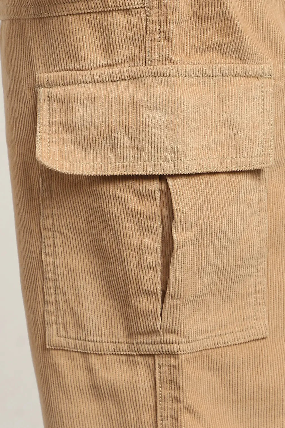 Corduroy Woven Cargo Pants