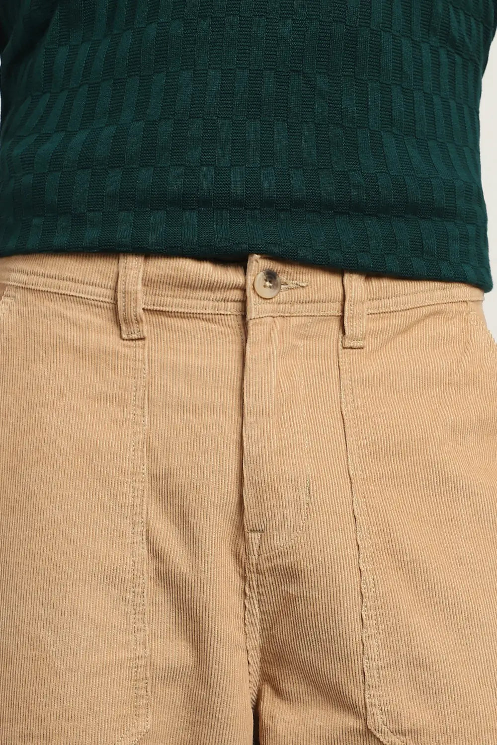 Corduroy Woven Cargo Pants