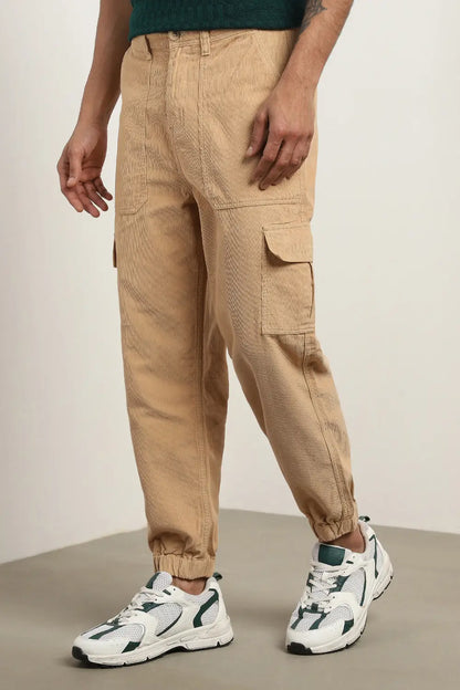 Corduroy Woven Cargo Pants