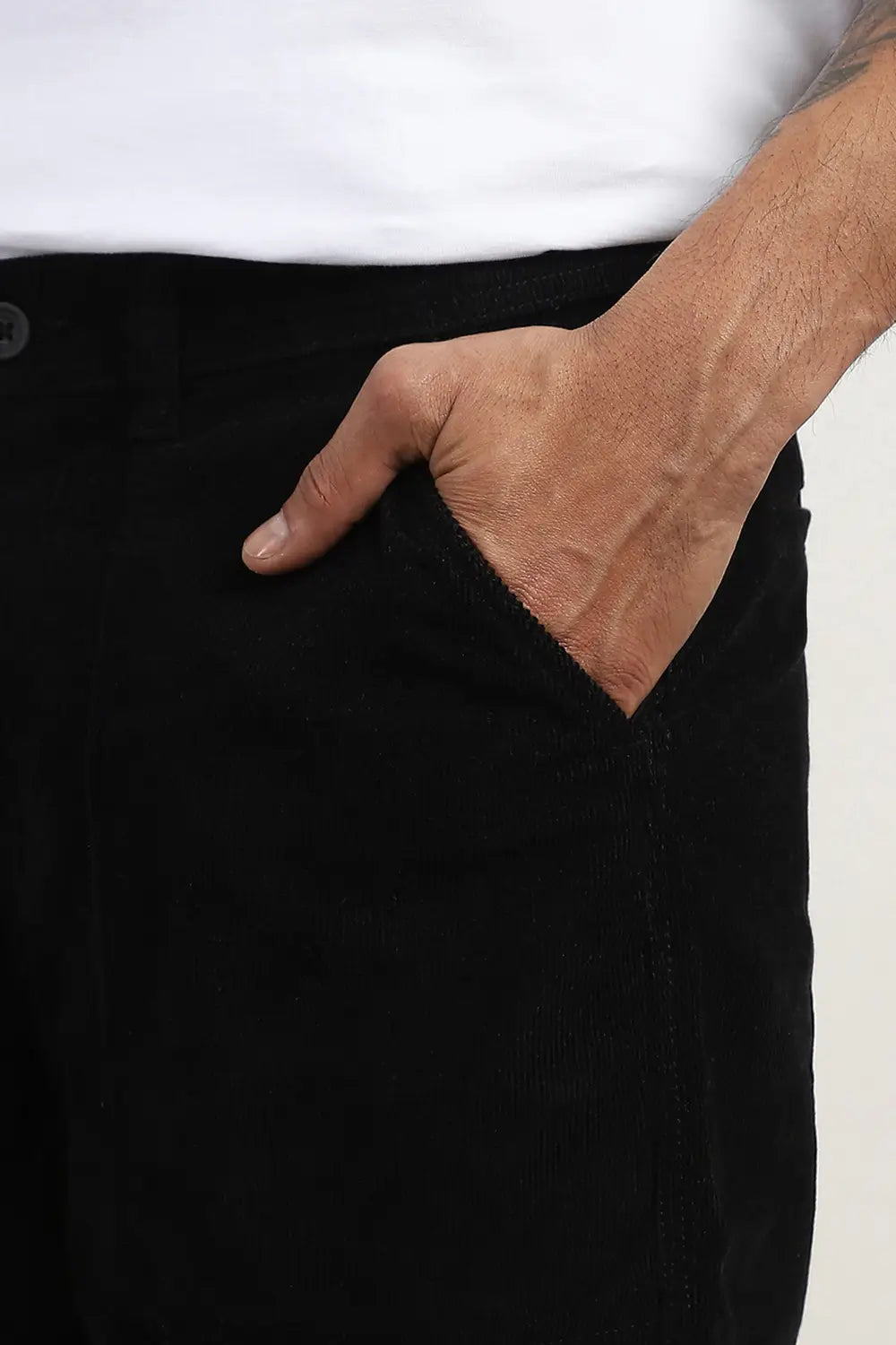 Corduroy Woven Cargo Pants