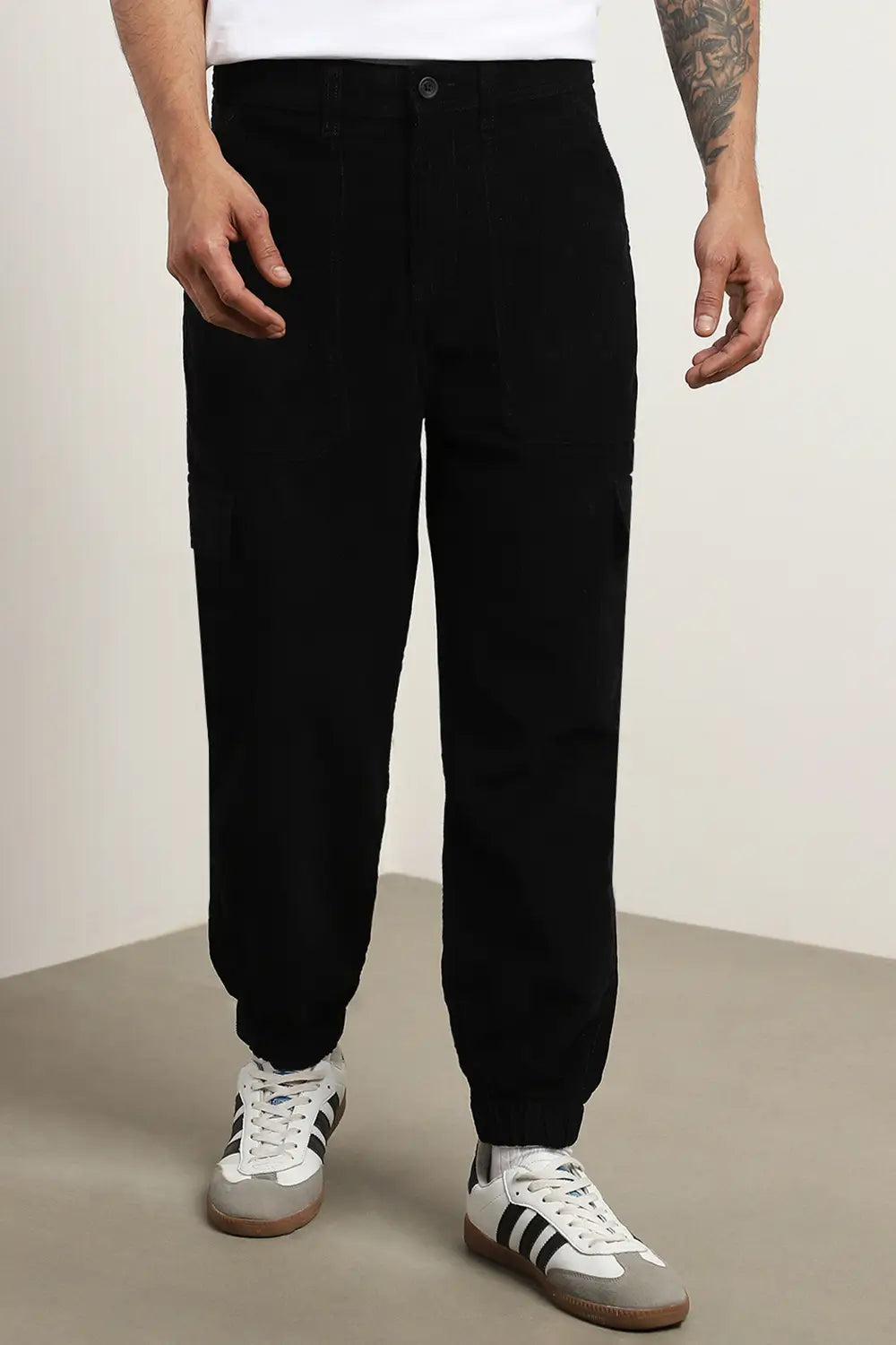 Corduroy Woven Cargo Pants