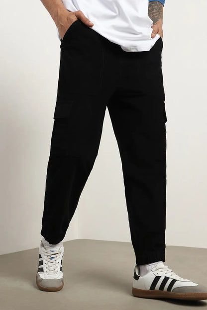 Corduroy Woven Cargo Pants