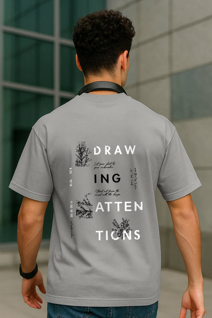 Drawing Attention Oversized T-Shirt