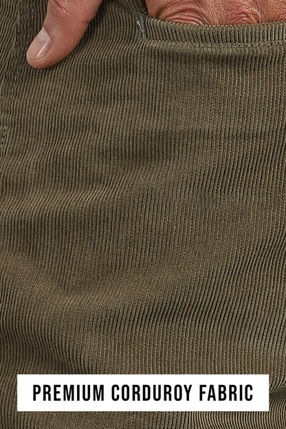 Corduroy Woven Cargo Pants