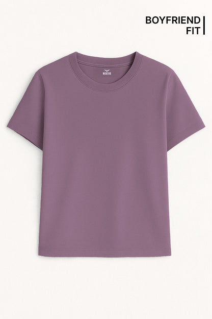 Boyfriend Fit Cotton T-Shirt