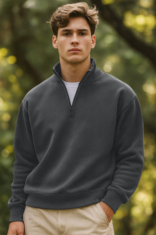 Mock Neck Sweatshirt