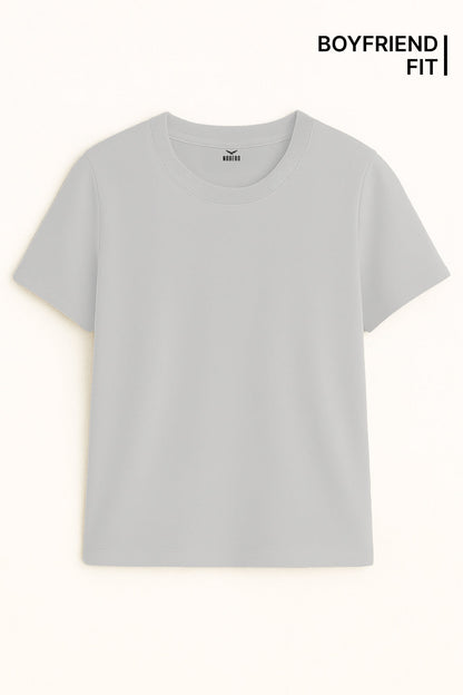 Boyfriend Fit Cotton T-Shirt