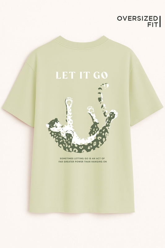 Let it go Oversized Fit Women Tee
