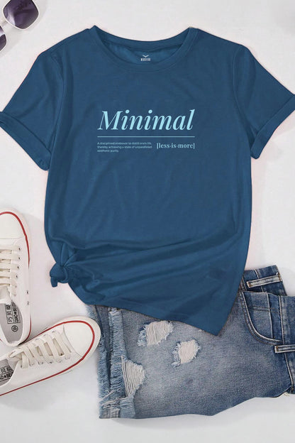 Boyfriend Minimal Classic Fit T-Shirt