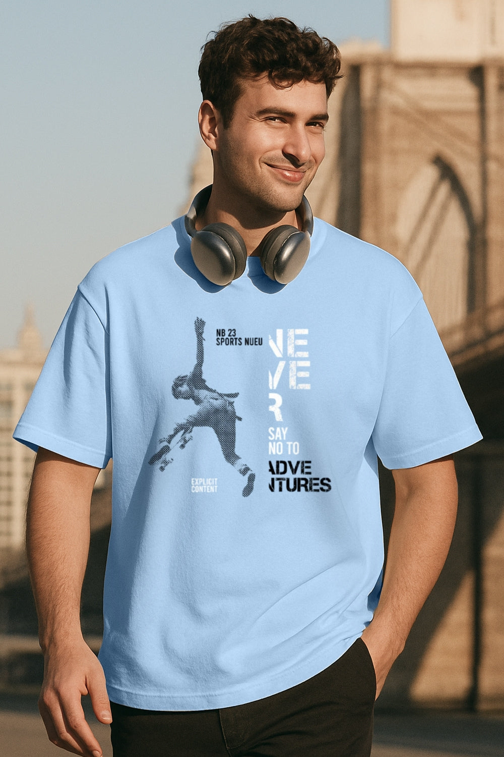 Never Say No Oversized T-Shirt