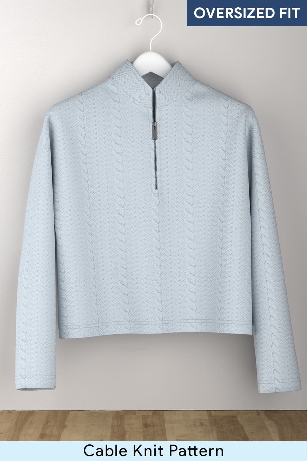 Women Oversized Zip-up Sweatshirts