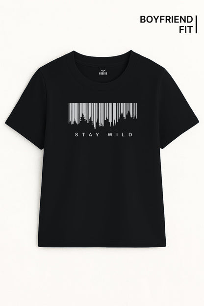 Boyfriend Stay Wild Classic Fit T-Shirt