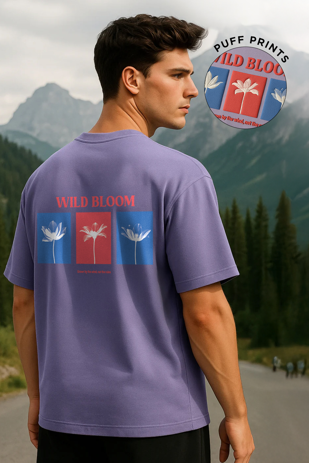 Wild Bloom Oversized T-Shirt