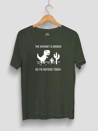 Internet Is Broken Classic Fit T-Shirt