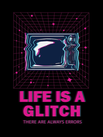 Life is a Glitch Oversized T-Shirt