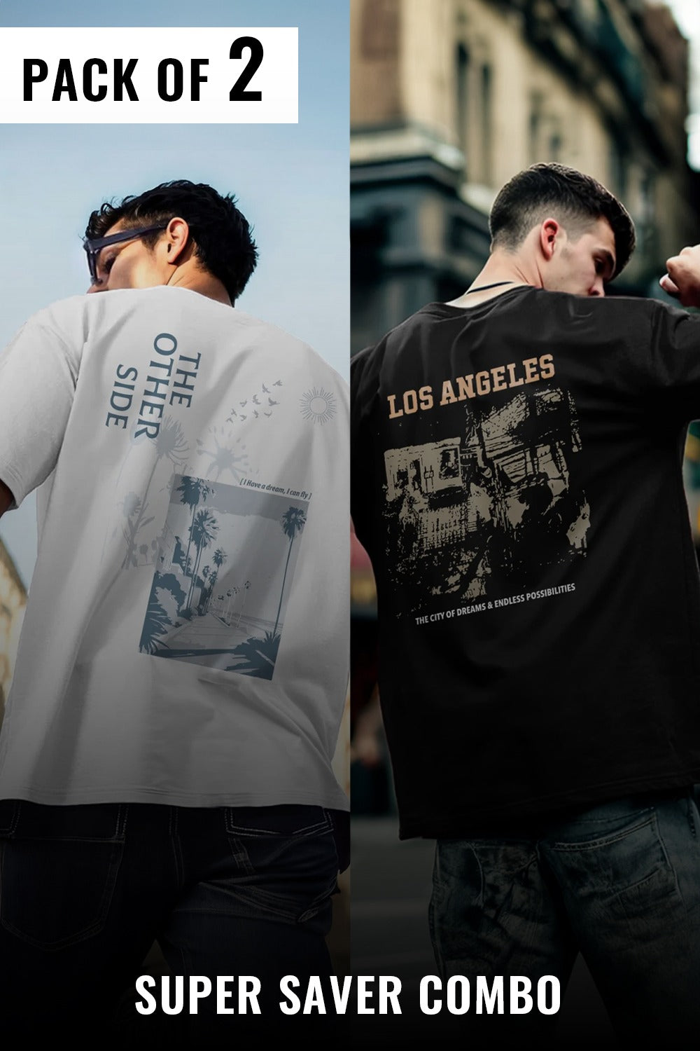 Oversized Tees - 2-Pack.