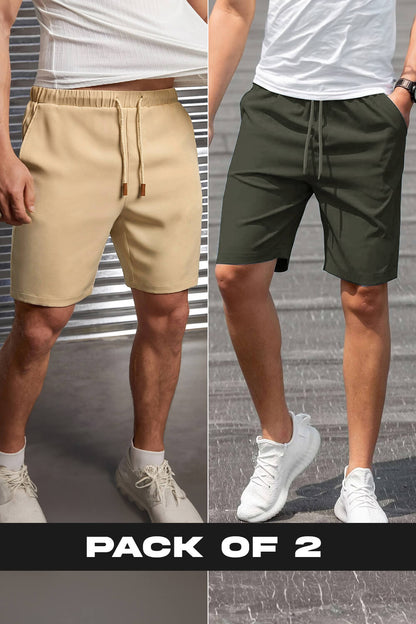 2-Pack Zip Pocket Shorts