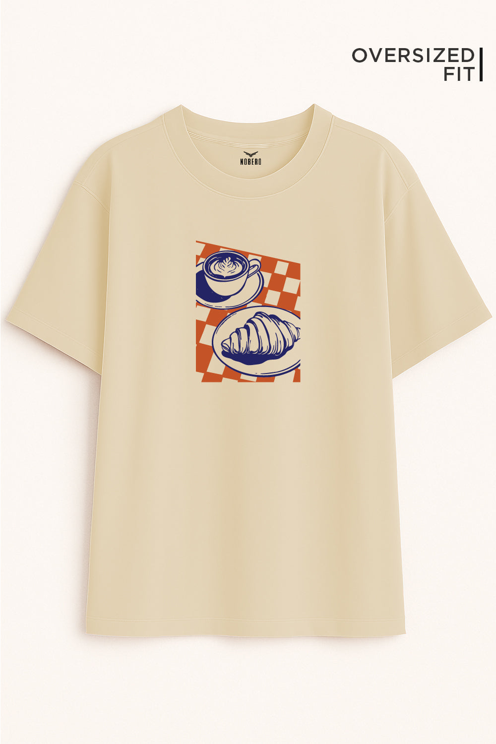 Croissants Oversized Fit Women Tee